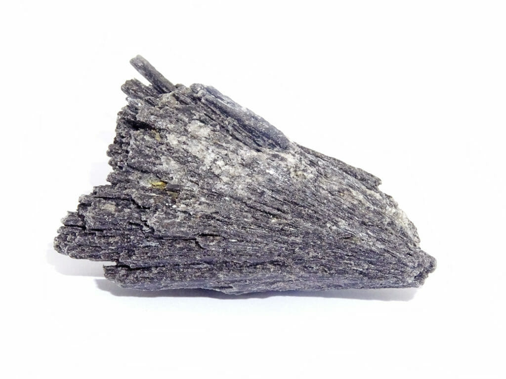 black kyanite rough crystal