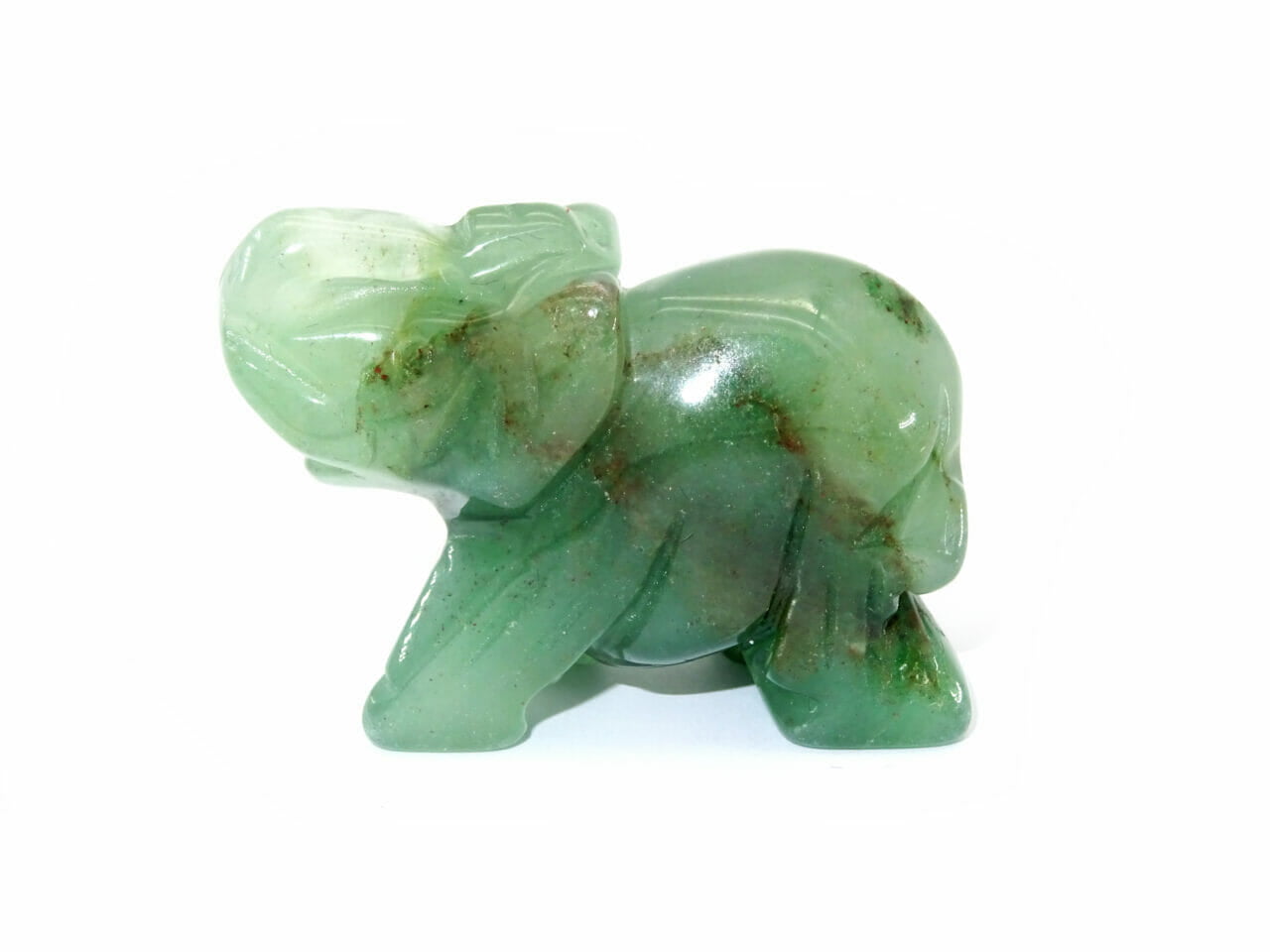 Green Jade Gemstone Elephant