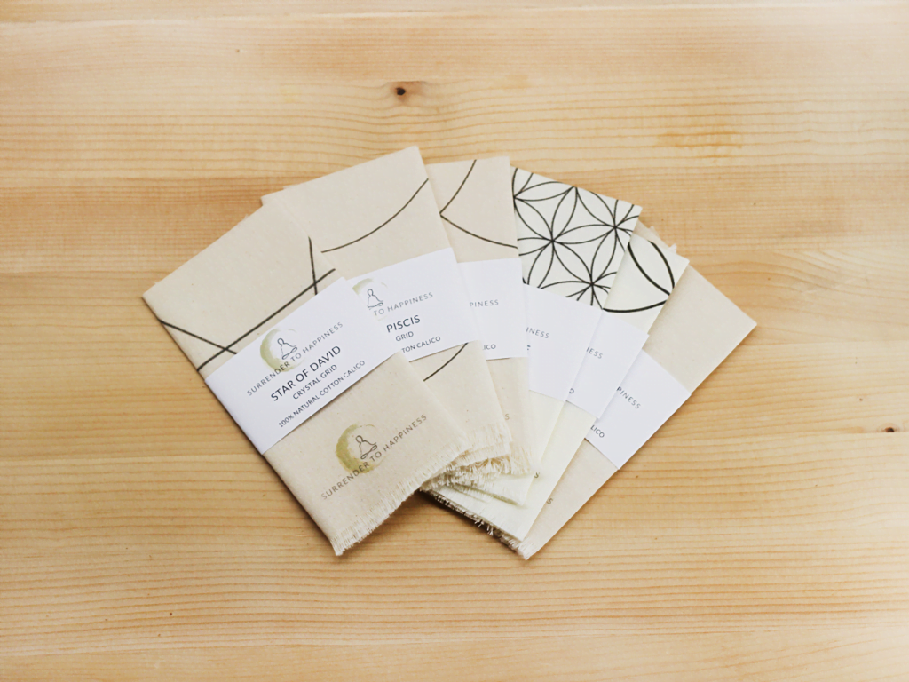 Handmade Crystal Grids At Surrender To Happiness