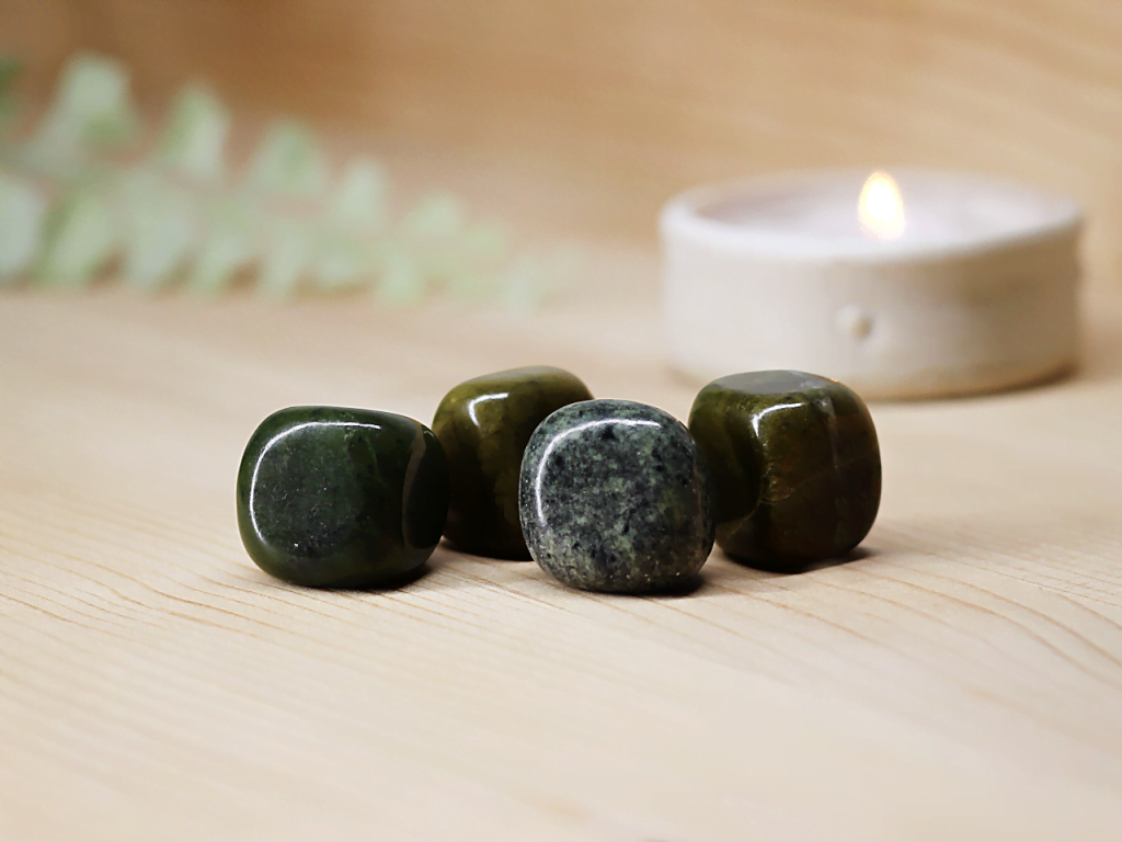 Green Jade Gemstone At Surrender To Happiness