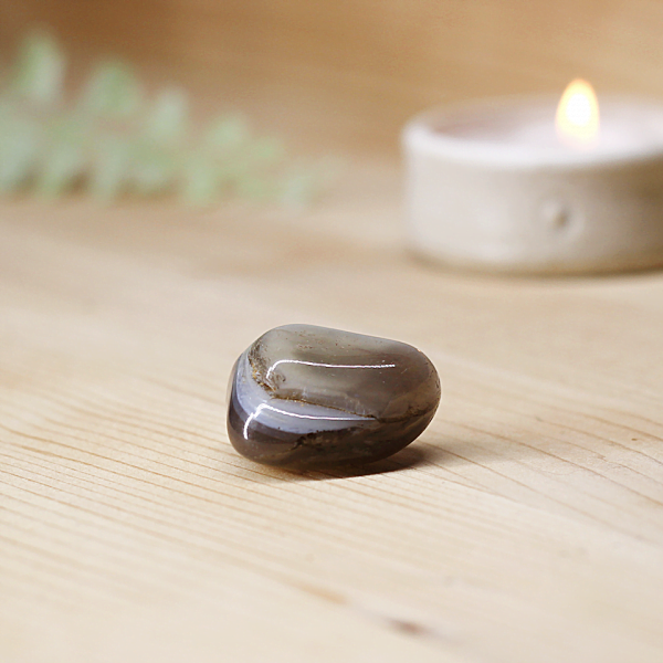 Grey Agate Tumblestone