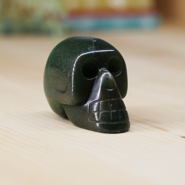 Jade Skull Front View