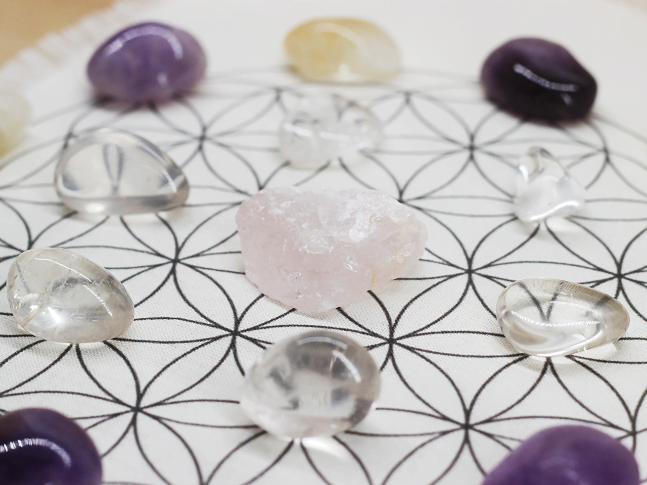 Crystal Grid At Surrender To Happiness
