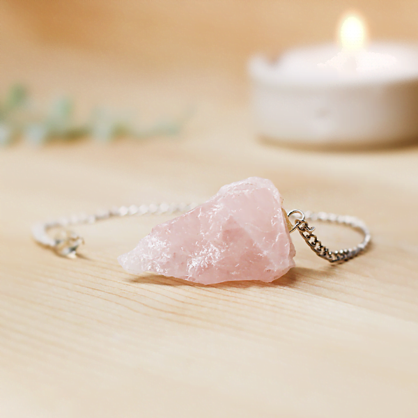 Rose Quartz Pendulum At Surrender To Happiness