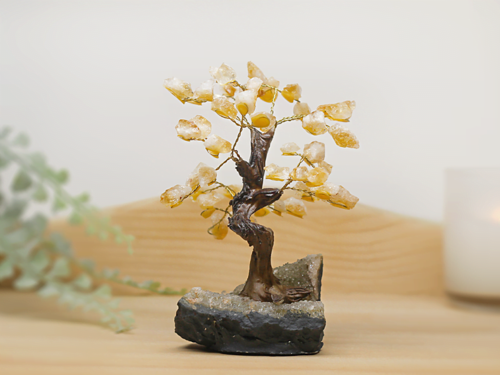 Citrine Gemstone Tree At Surrender To Happiness