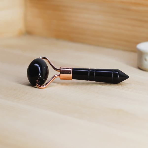 Black Obsidian Mini Gemstone Roller
