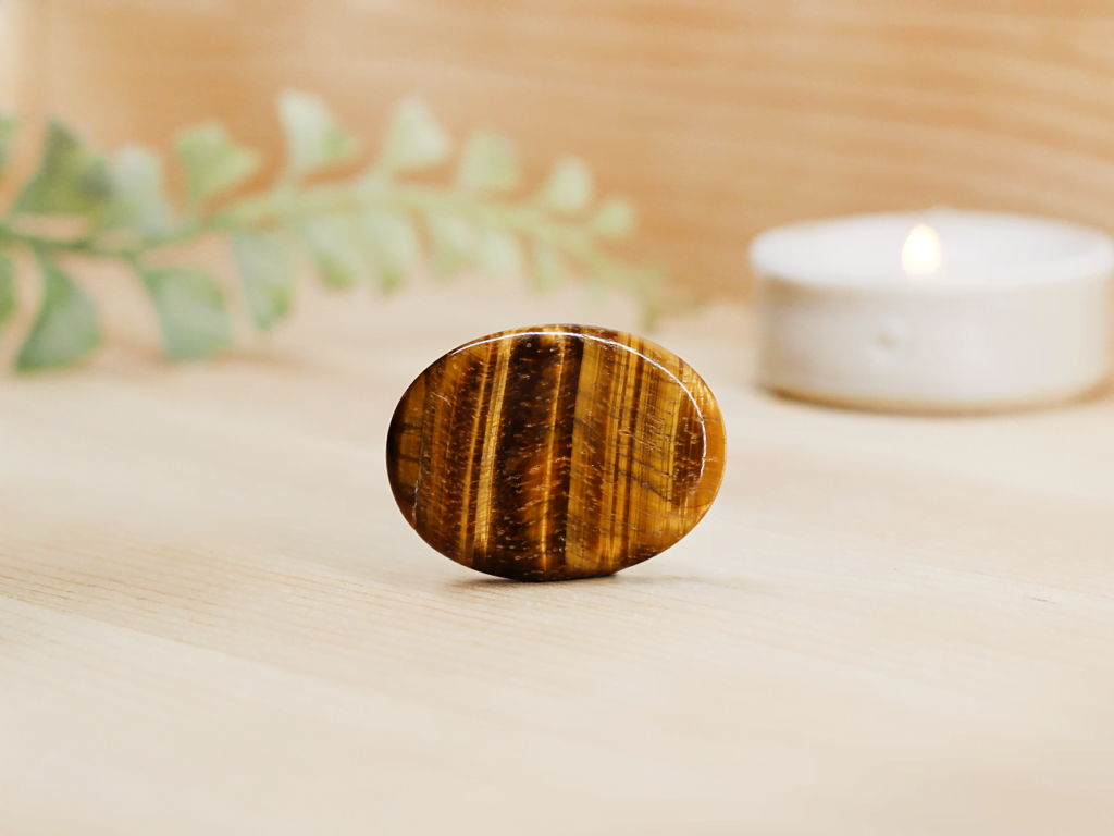 Tigers Eye Worry Stone