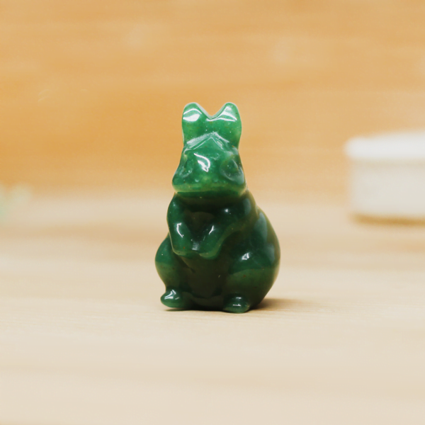 Green Aventurine Standing Rabbit