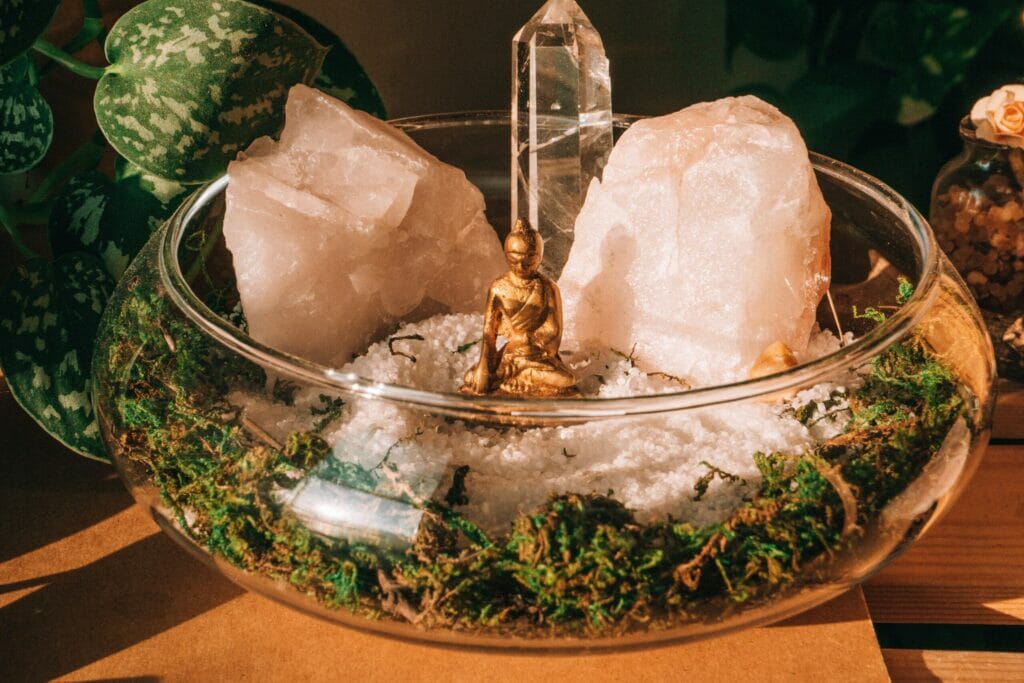 crystal mini garden