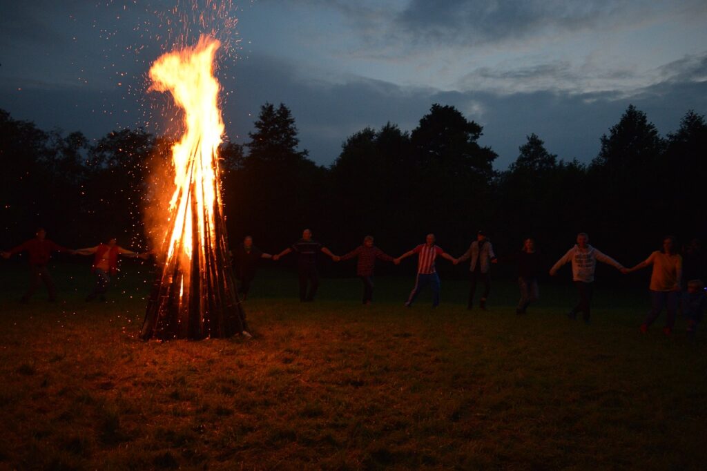 bonfires for beltane