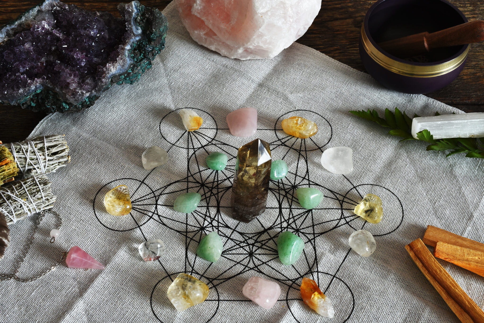 Crystal Grids for Samhain